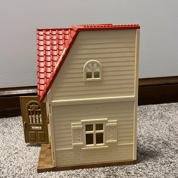 Calico Critter Sylvanian Families Red Roof Cottage Starter Home - Picture 7 of 11